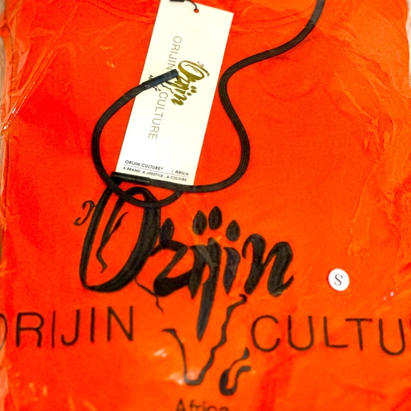 ✨NWT🏷️UNISEX ORIJIN CULTURE HOODIE🔥SZ OS (Fits S-M-L)‼️SO SOFT‼️BLOOD ORANGE🔥 - Picture 3 of 8